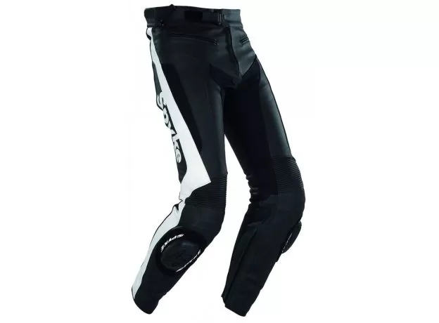 SPYKE Мотоштаны кожаные LF Slider, Размер: 3XL, Цвет: Черно-белый