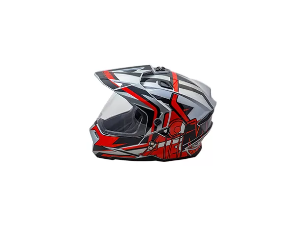 AiM Шлем JK802, Размер: M, Цвет: Red/Grey/Black