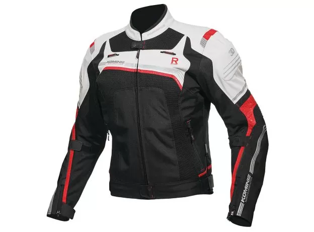 KOMINE Мотокуртка JK-130, Размер: M, Цвет: LightGrey/Black