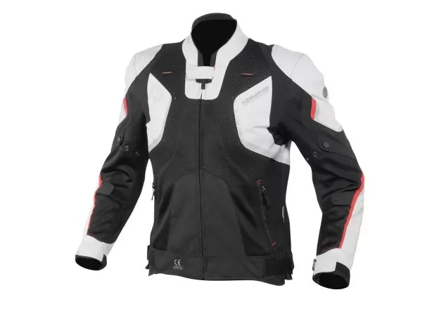 KOMINE Мотокуртка JK-143, Размер: XXL, Цвет: LightGrey/Black