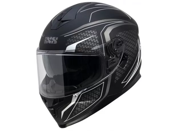 IXS Шлем 1100, Размер: S, Цвет: 2.4 MATT BLACK-GREY