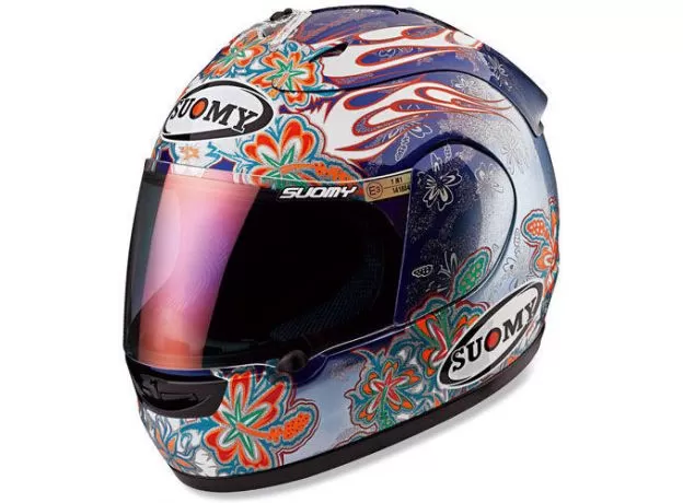 SUOMY Шлем Excel, Размер: XL, Цвет: Flowers Blue/Black