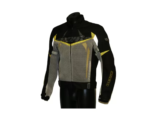 Berik Мотокуртка NJ-9570, Размер: L, Цвет: серо-черно-желтый