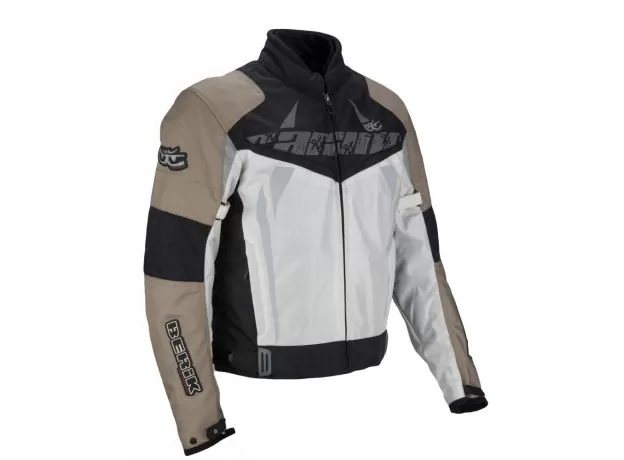 Berik Мотокуртка NJ-9571, Размер: M, Цвет: Бело-Черно-Бежевый