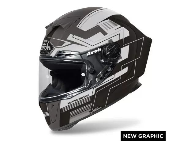 AIROH Шлем GP550 S, Размер: M, Цвет: Challenge black matt