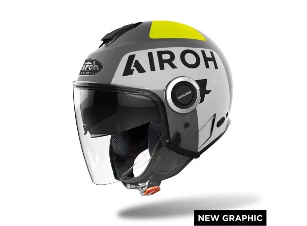 AIROH Шлем HELIOS, Размер: S, Цвет: Up Grey Matt