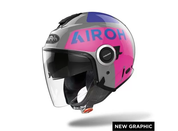 AIROH Шлем HELIOS, Размер: XS, Цвет: Up Pink Gloss