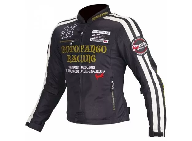 KOMINE Мотокуртка MJ-003, Размер: XL, Цвет: Black/Gold