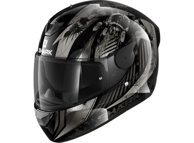 SHARK Шлем D-SKWAL 2, Размер: L, Цвет: ATRAXX / Black Anthracite Silver от магазина rszone SHARK Шлем D-SKWAL 2, Размер: L, Цвет: ATRAXX / Black Anthracite Silver