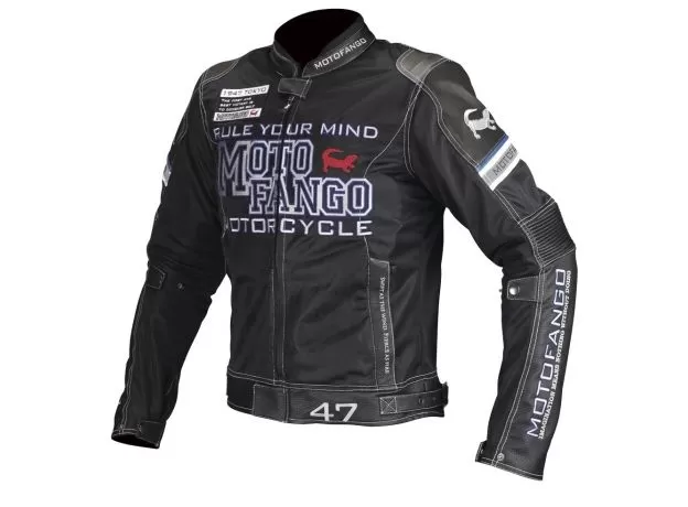 KOMINE Мотокуртка кожаная MJ-001, Размер: L, Цвет: Black