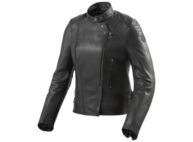 REV'IT! Мотокуртка кожаная Erin женская, Размер: 34, Цвет: Black