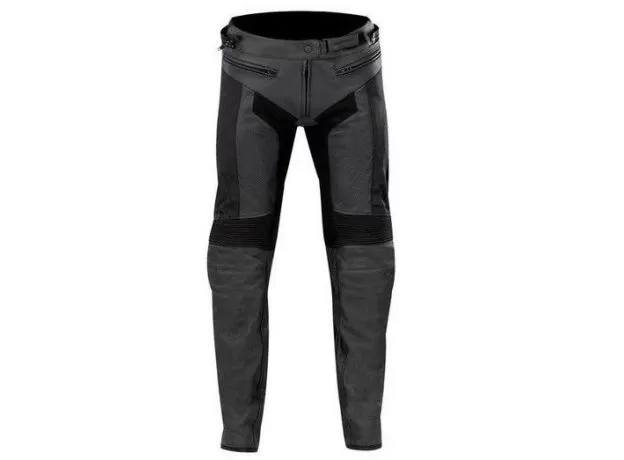 SPYKE Мотоштаны кожаные LF женские, Размер: 44, Цвет: черный