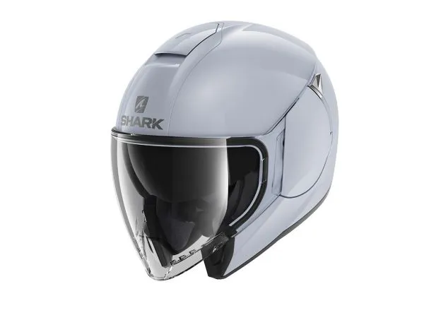 SHARK Шлем CITYCRUISER, Размер: M, Цвет: Dual_Blank / White Silver Glossy