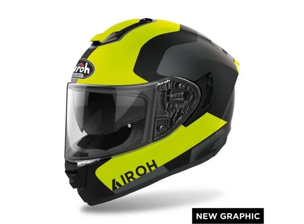 AIROH Шлем ST.501, Размер: L, Цвет: DOCK YELLOW MATT