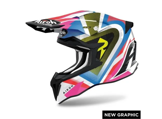 AIROH Шлем STRYCKER, Размер: L, Цвет: VIEW GLOSS