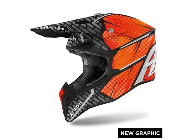 AIROH Шлем WRAAP, Размер: XL, Цвет: IDOL ORANGE MATT