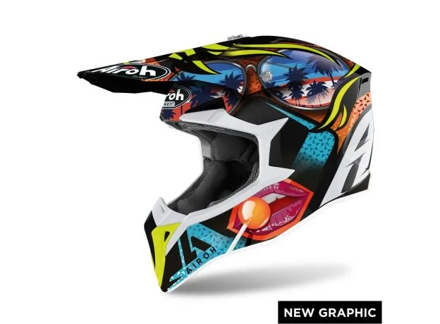 AIROH Шлем WRAAP, Размер: L, Цвет: LOLLIPOP GLOSS