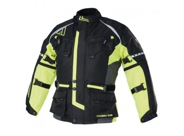 MODEKA Мотокуртка Tourex, Размер: XXL, Цвет: BLACK/YELLOW