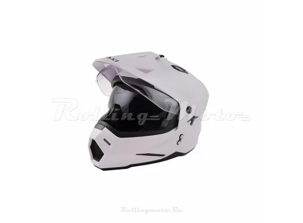 ATAKI Шлем JK802, Размер: XL, Цвет: Solid белый глянцевый