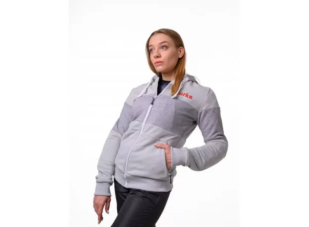 STARKS Мототолстовка CITY RIDE женская, Размер: M, Цвет: Серый