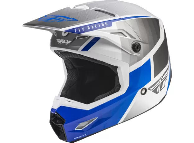 FLY RACING Шлем Kinetic, Размер: M, Цвет: Drift Blue/Charcoal/White