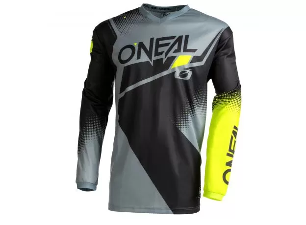 O’NEAL Джерси ELEMENT, Размер: L, Цвет: Racewear V.22 Black/Gray/Yellow