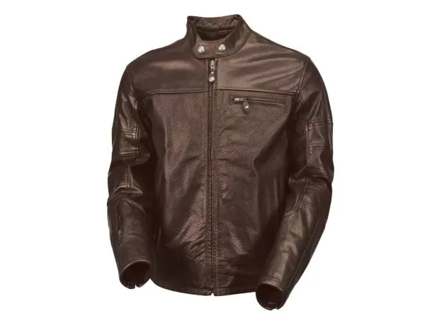 RSD Мотокуртка кожаная Ronin перфорированная, Размер: S, Цвет: Brown