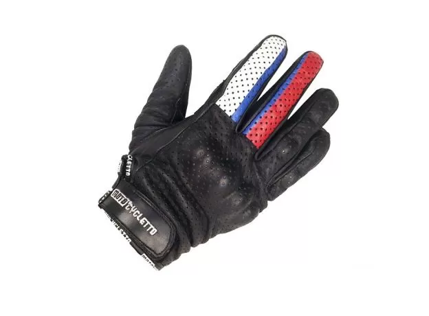 MOTOCYCLETTO Мотоперчатки CLASSICO, Размер: S, Цвет: BLACK/WHITE