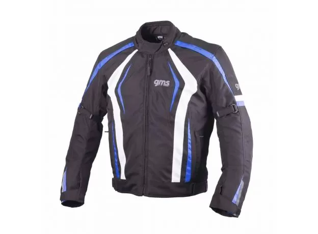 GMS Мотокуртка PACE, Размер: S, Цвет: Black-blue-white