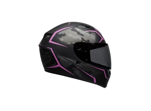 BELL Шлем Qualifier, Размер: M, Цвет: Stealth Camo Black/Pink