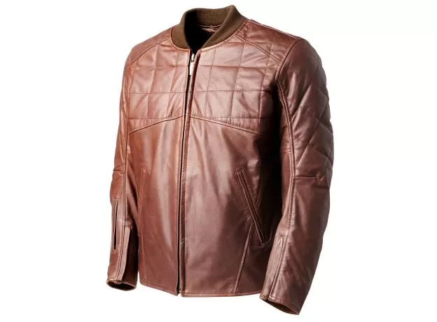 RSD Мотокуртка кожаная Hemlock, Размер: XL, Цвет: Alder