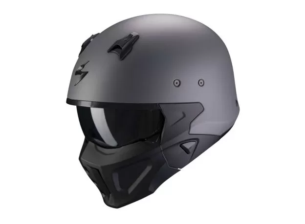 SCORPION Шлем COVERT-X, Размер: S, Цвет: SOLID Matt Cement Grey