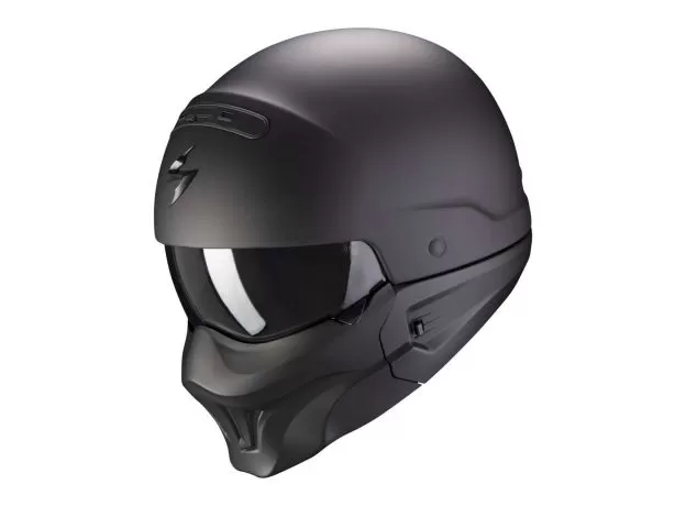 SCORPION Шлем EXO-COMBAT EVO, Размер: M, Цвет: Solid Matt Black