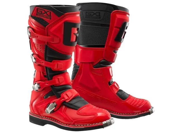 GAERNE Мотоботы GX1 GOODYEAR, Размер: 47, Цвет: RED/BLACK