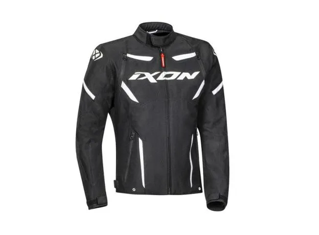 IXON Мотокуртка Striker, Размер: M, Цвет: BLACK/WHITE