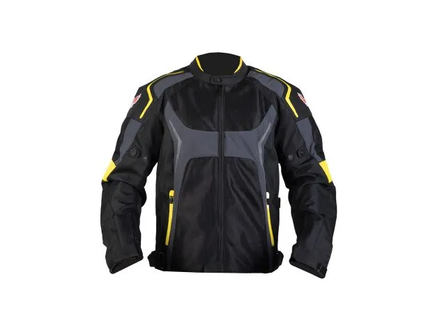 HAWK Мотокуртка WEST WIND, Размер: XXL, Цвет: BLACK/YELLOW