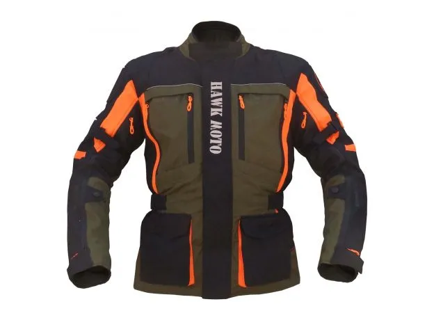 HAWK Мотокуртка PILGRIM, Размер: 3XL, Цвет: GREEN