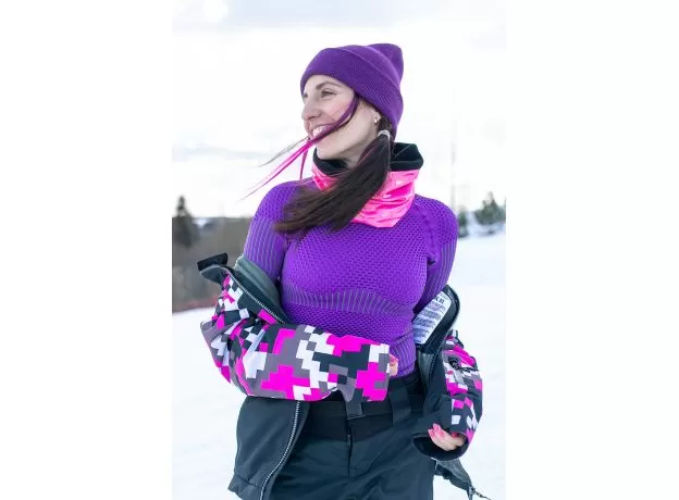 UltramaxCELL Термофутболка женская, Размер: S, Цвет: Тёмная слива