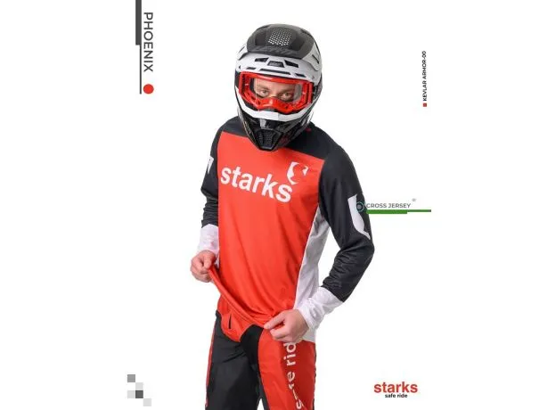 STARKS Джерси PHOENIX, Размер: L, Цвет: красный/черный