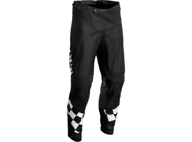 THOR Кроссовые штаны HALLMAN DIFFER, Размер: 34, Цвет: CHEQ BLACK/WHITE