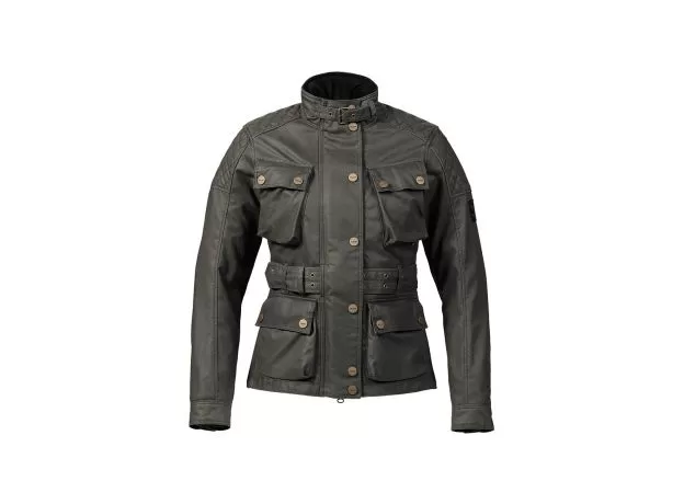 TRIUMPH Мотокуртка Beck Wax женская, Размер: L, Цвет: хаки