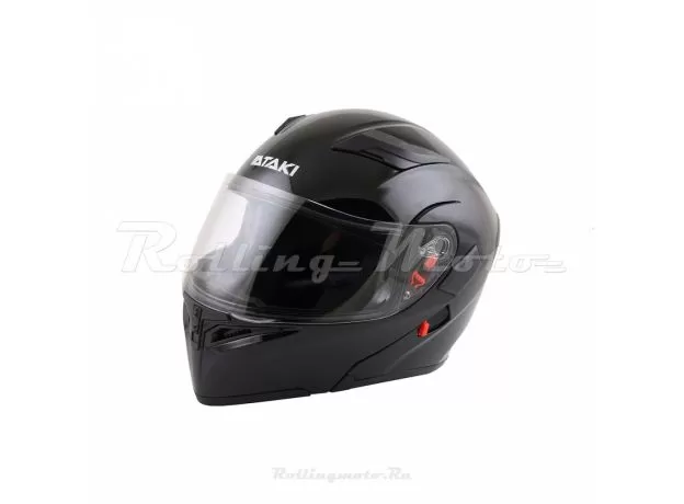 ATAKI Шлем JK902, Размер: L, Цвет: Solid черный глянцевый