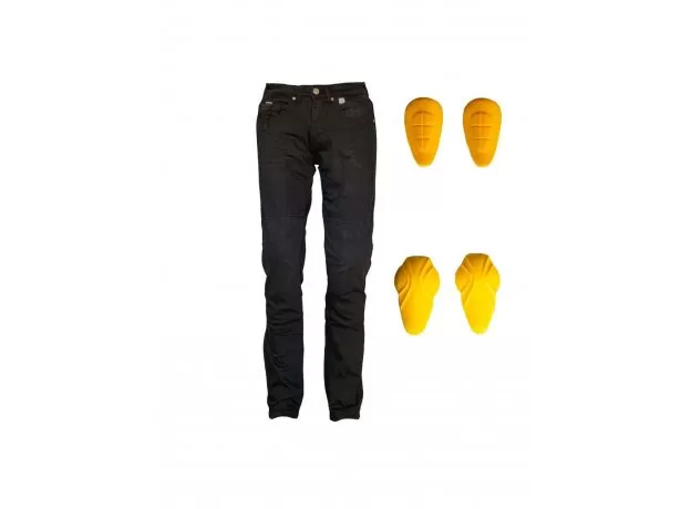 DIMOX Мотоджинсы Hardline, Размер: XXL, Цвет: Black