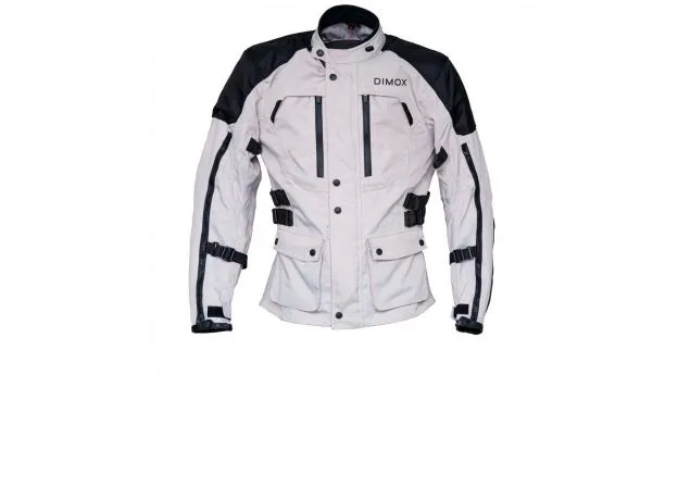 DIMOX Мотокуртка Northern, Размер: 3XL, Цвет: Черно-серый