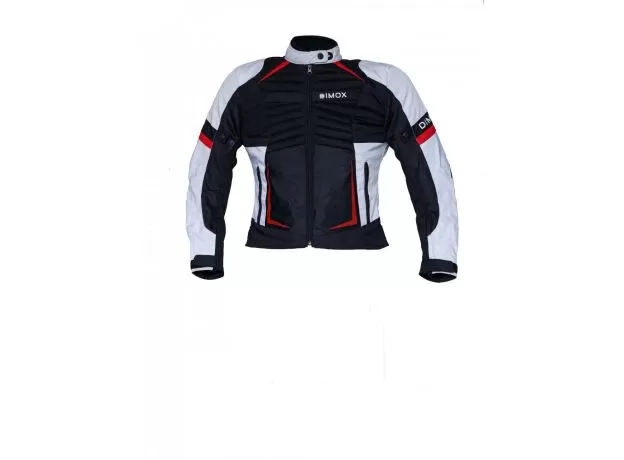 DIMOX Мотокуртка POLYANKA, Размер: 4XL, Цвет: BLACK/WHITE