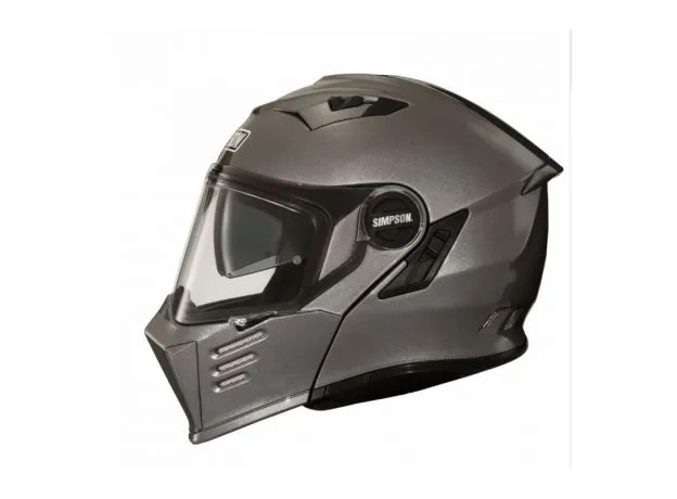 SIMPSON Шлем DARKSOME, Размер: XL, Цвет: GUN METAL