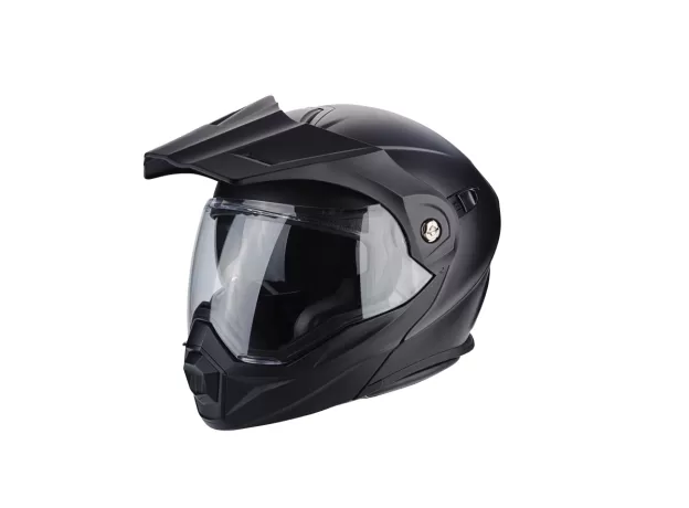 SCORPION Шлем ADX-1, Размер: S, Цвет: Solid Matt Black