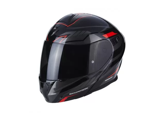 SCORPION Шлем EXO-920, Размер: L, Цвет: SHUTTLE Black-Silver-Red