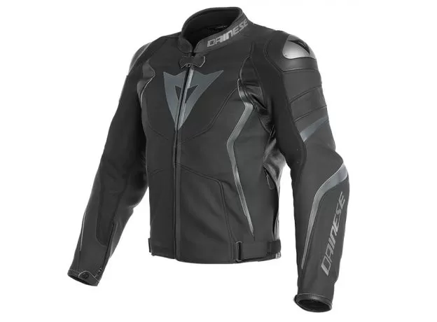 DAINESE Мотокуртка кожаная AVRO 4, Размер: 56, Цвет: Black-Matt/Anthracite