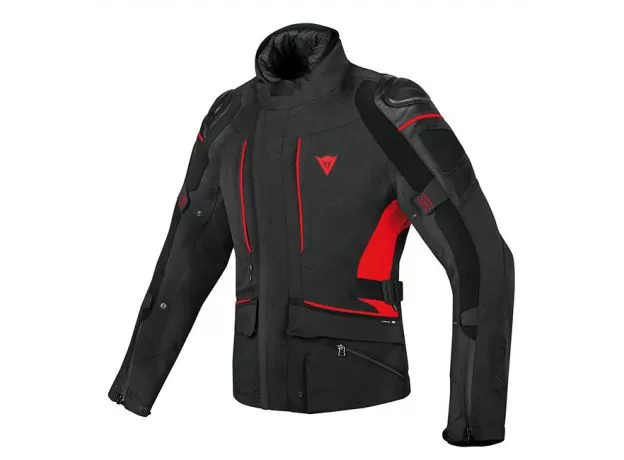 DAINESE Мотокуртка D-CYCLONE GORE-TEX, Размер: 50, Цвет: Black/Black/Red